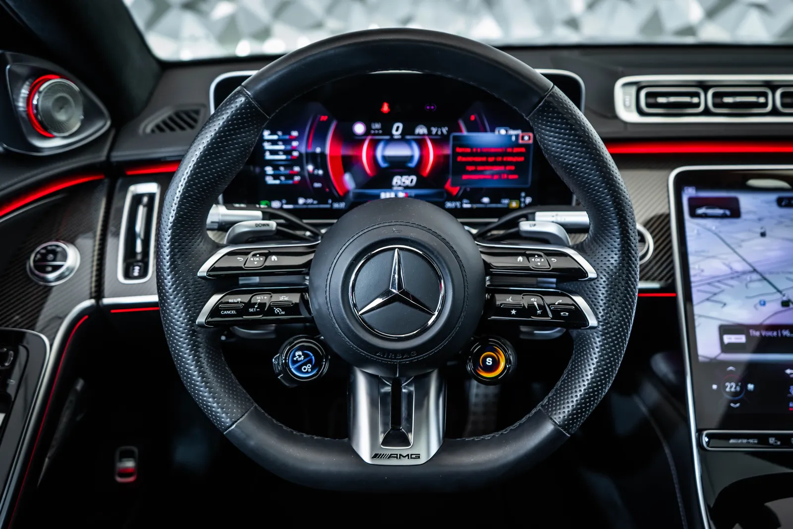 Mercedes-Benz S 63 AMG L 4M+*Burm4D*Carbon*Монитори*Pano*FirstCl – снимка 10