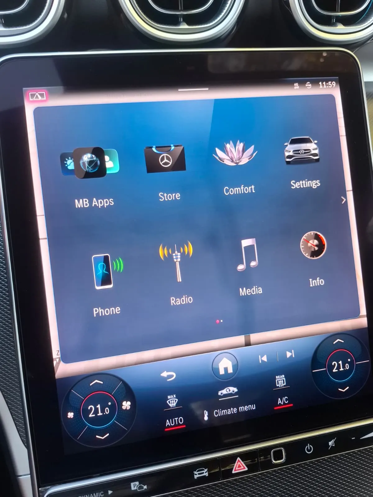 Mercedes-Benz C 200 4M AMG WideScreen MBUX MASSAGE 360 – снимка 16